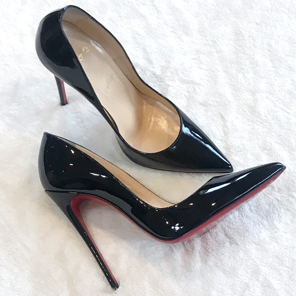 Christian Louboutin Shoes - Christian Louboutin Black Patent Leather So Kate